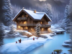 雪景插画