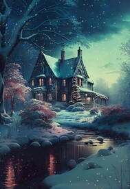 雪景插画