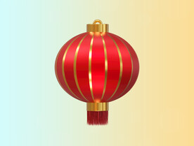 传统灯笼psd分层素材