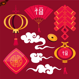 春节矢量素材