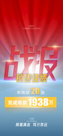喜报海报