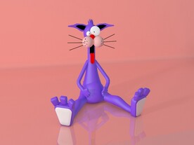 C4D模型 卡通猫