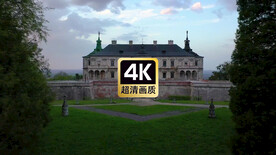 欧式古堡建筑风景