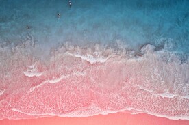 粉色海滩
