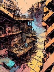 场景插画