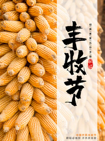 丰收节海报