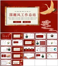 国潮风工作总结报告模板