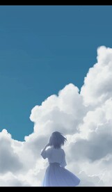 蓝天下