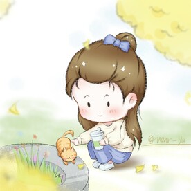 树下女孩