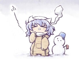 可爱雪人