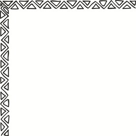 线描边角  