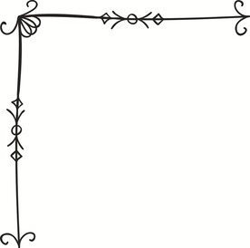 线描边角  