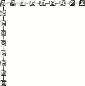  线描边框 