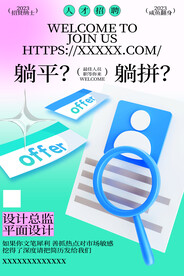 招聘海报
