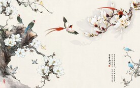 古风背景墙