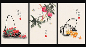 中国风水墨装饰画