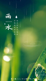 雨水海报