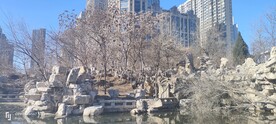公园冬季美景
