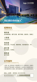 酒店招聘海报
