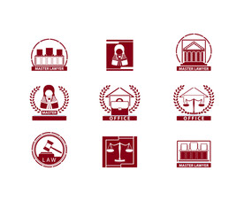 律师法律图标