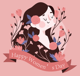 女神节插画