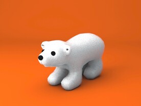 C4D模型小熊