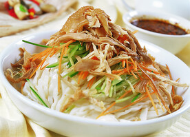 鸡丝面皮