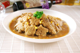 带丝酥排