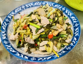 肉片炒酸菜