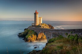 法国布雷斯特的小米努灯塔