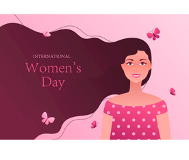 女生节插画