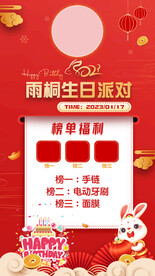 生日派对海报