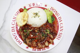 鸡扒饭