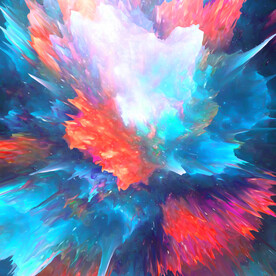 酸性色彩爆炸图片