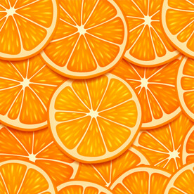 橙子图案
