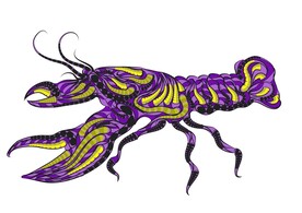 矢量小龙虾 