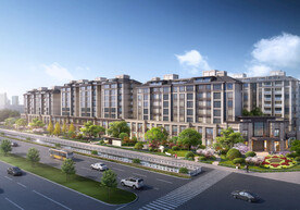 住宅沿街小区商业效果图