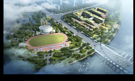 学校医院-建筑景观效