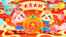 兔年海报 