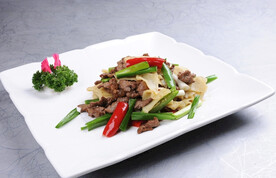 软饼炒羊肉