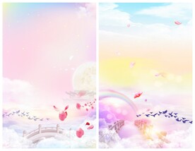 情人节海报PSD模板