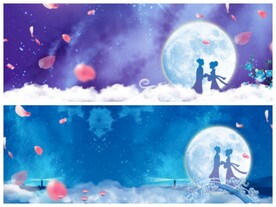 情人节海报PSD模板