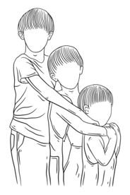 兄弟插画 