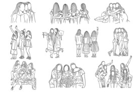女大学生 