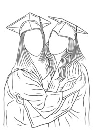 学士服学生