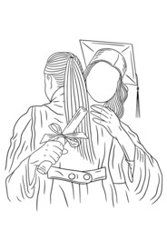 学士服学生 