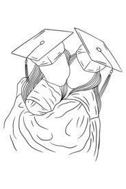 学士服学生