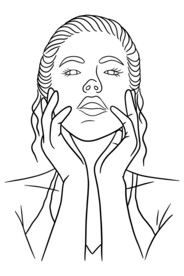 简笔画美女