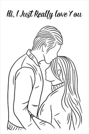 线描情侣