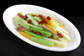 西芹炒豆腐干